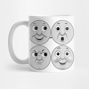 Faces of Percy the Small Engine Mug